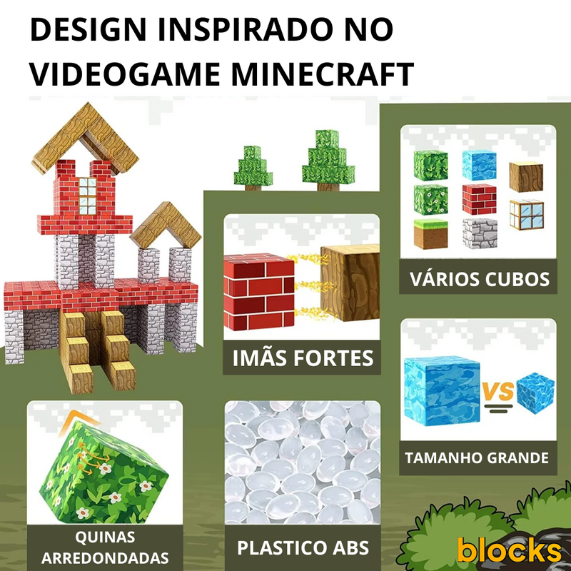 Blocos magnético Minecraft